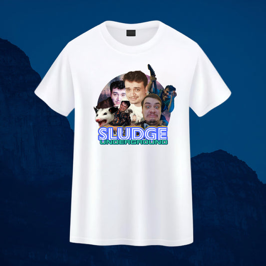 Sludge Underground Collage Unisex Crew Neck T-Shirt